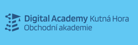logo digital academy kutná hora obchodní akademie