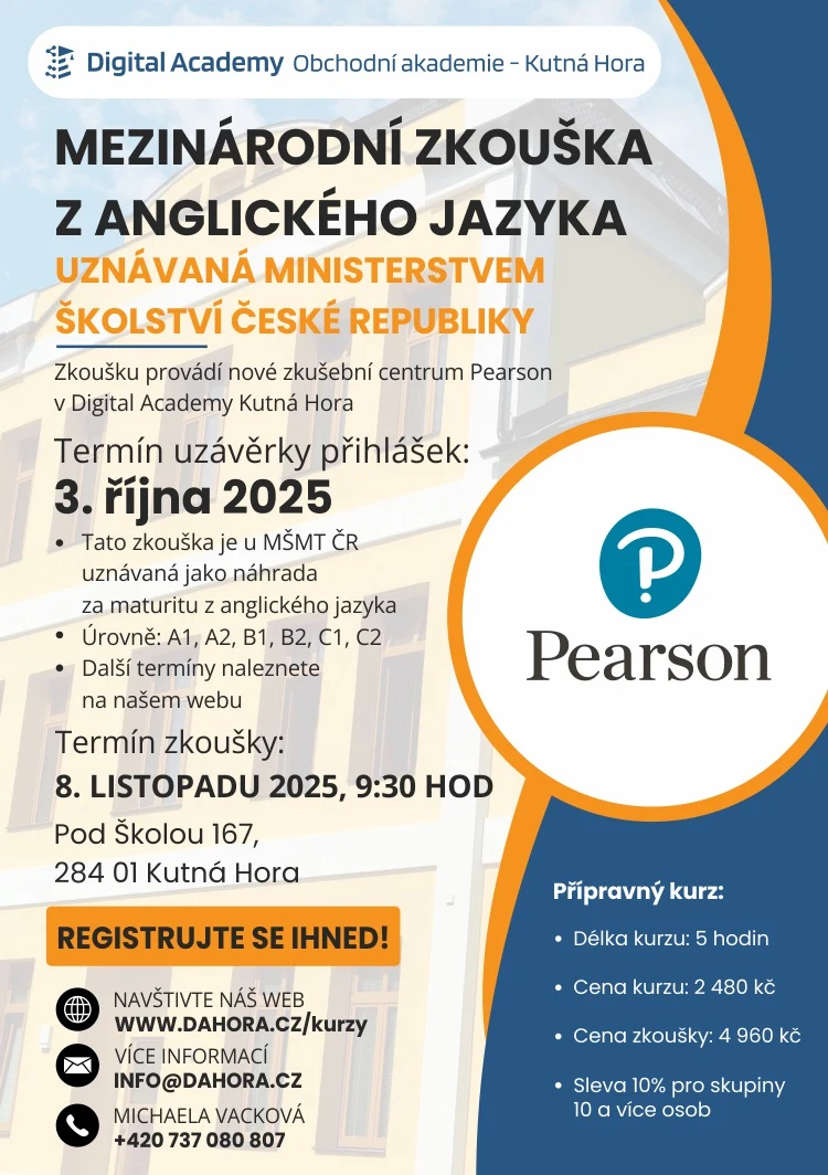 Mezinárodní zkouška z anglického jazyka