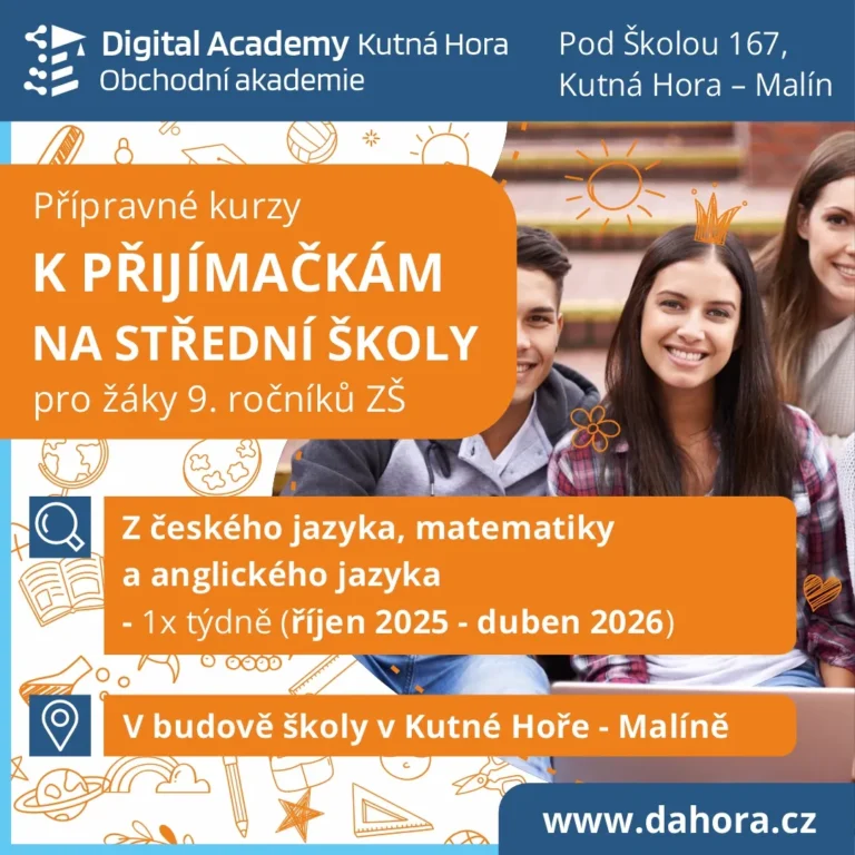Přípravné kurzy pro 9. ročníky ČJL a MAT a AJ