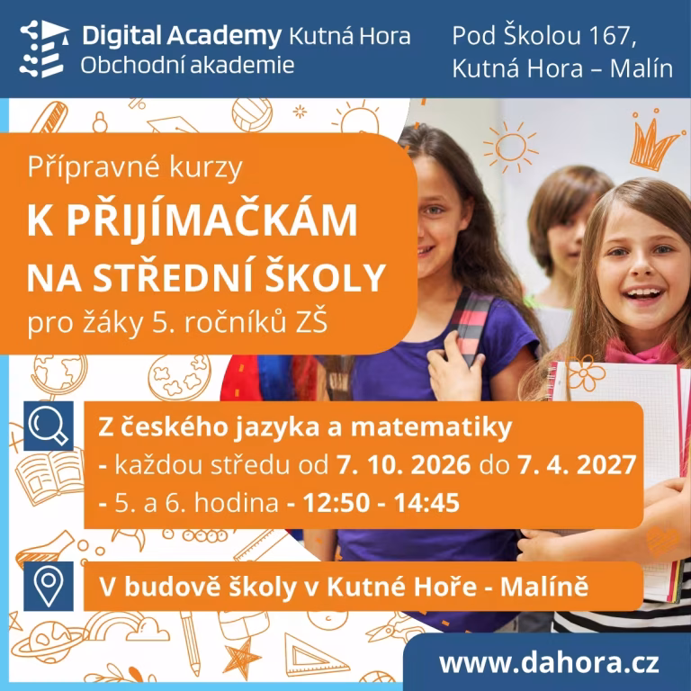 Přípravný kurz k přijímacím zkouškám pro žáky 5. ročníků